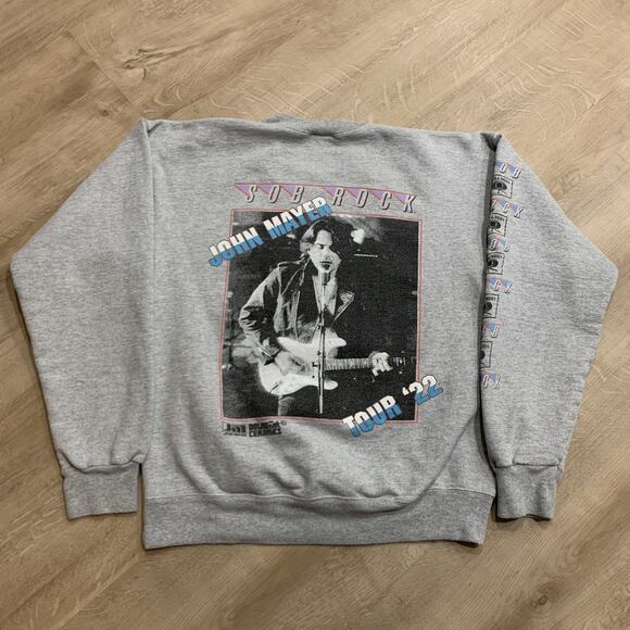 Online Ceramics Other - John Mayer Online Ceramics SOB Rock Tour '22 Sweatshirt Mens Small Gray Crewneck